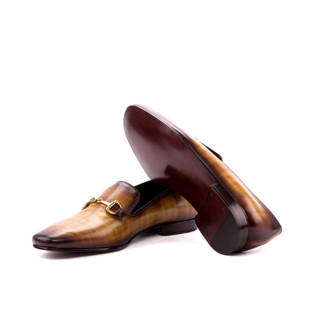Men's Drake Shoes Patina Leather Brown 3510 2- MERRIMIUM