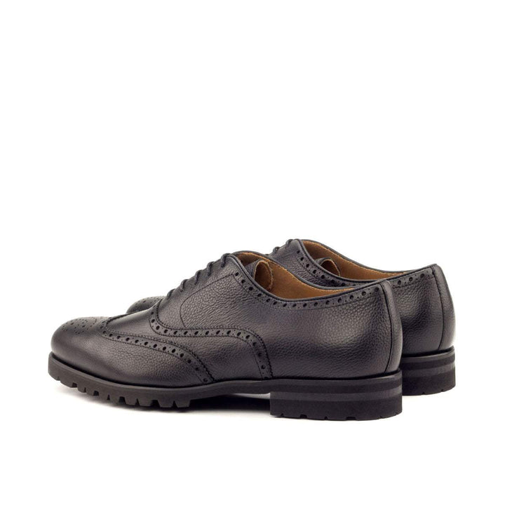 Men's Full Brogue Shoes Leather Black 2740 4- MERRIMIUM