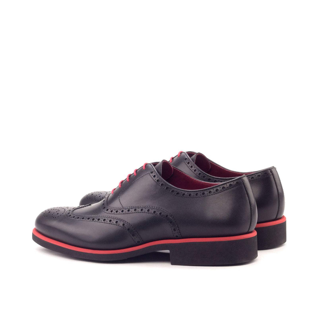 Men's Full Brogue Shoes Leather Black 2920 4- MERRIMIUM
