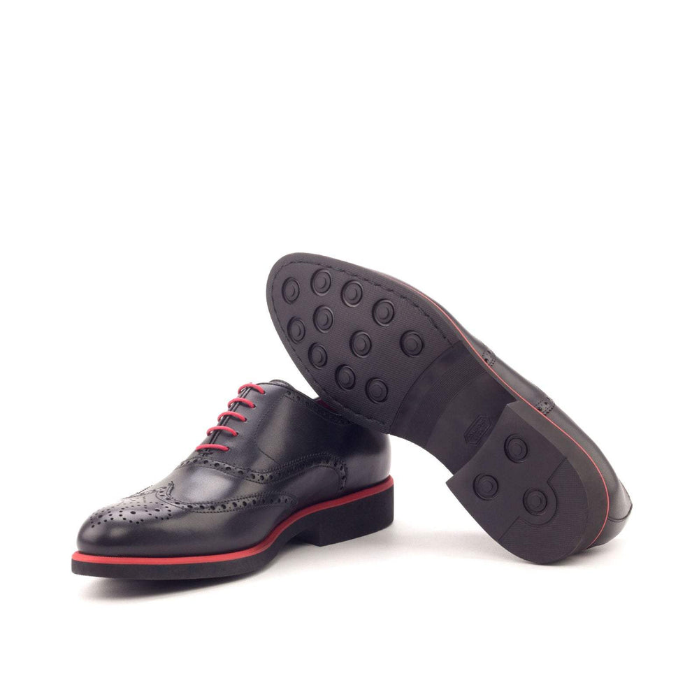 Men's Full Brogue Shoes Leather Black 2920 2- MERRIMIUM