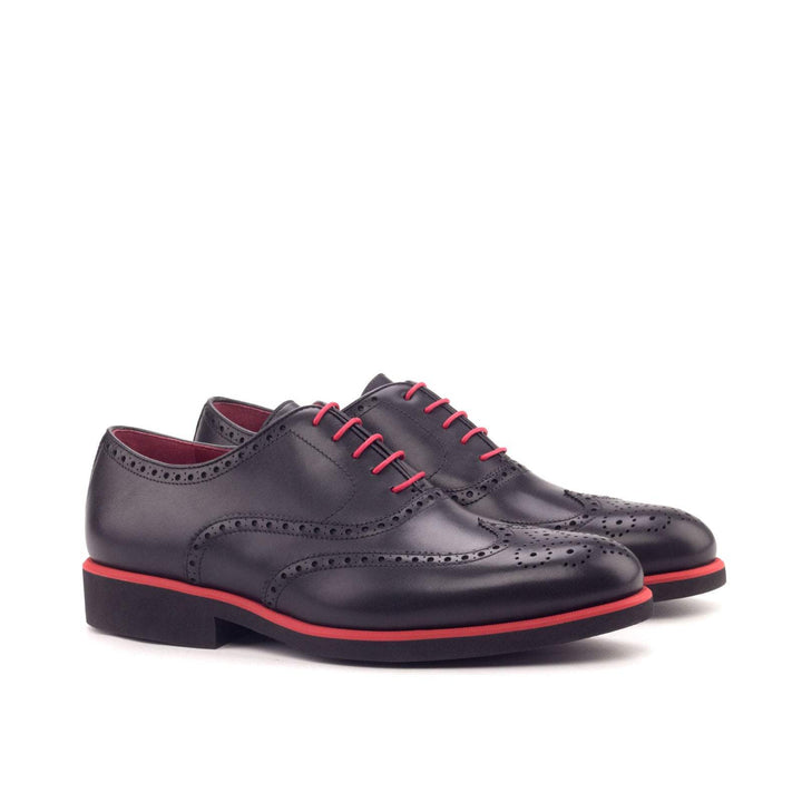 Men's Full Brogue Shoes Leather Black 2920 3- MERRIMIUM