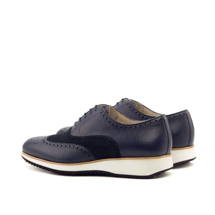 Men's Full Brogue Shoes Leather Blue 2689 4- MERRIMIUM