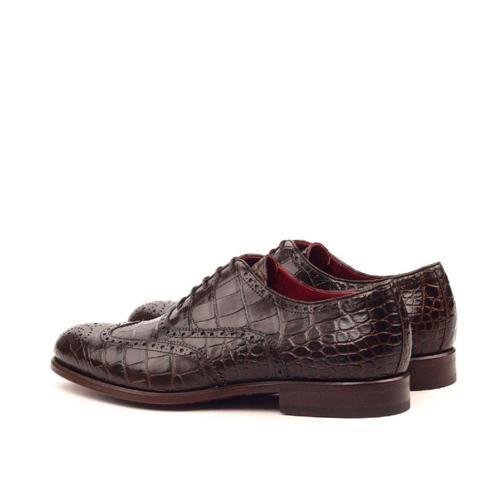 Men's Full Brogue Shoes Leather Brown 2431 4- MERRIMIUM