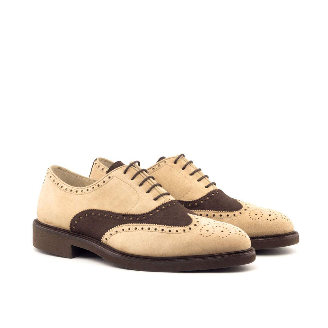 Men's Full Brogue Shoes Leather Brown 2642 3- MERRIMIUM