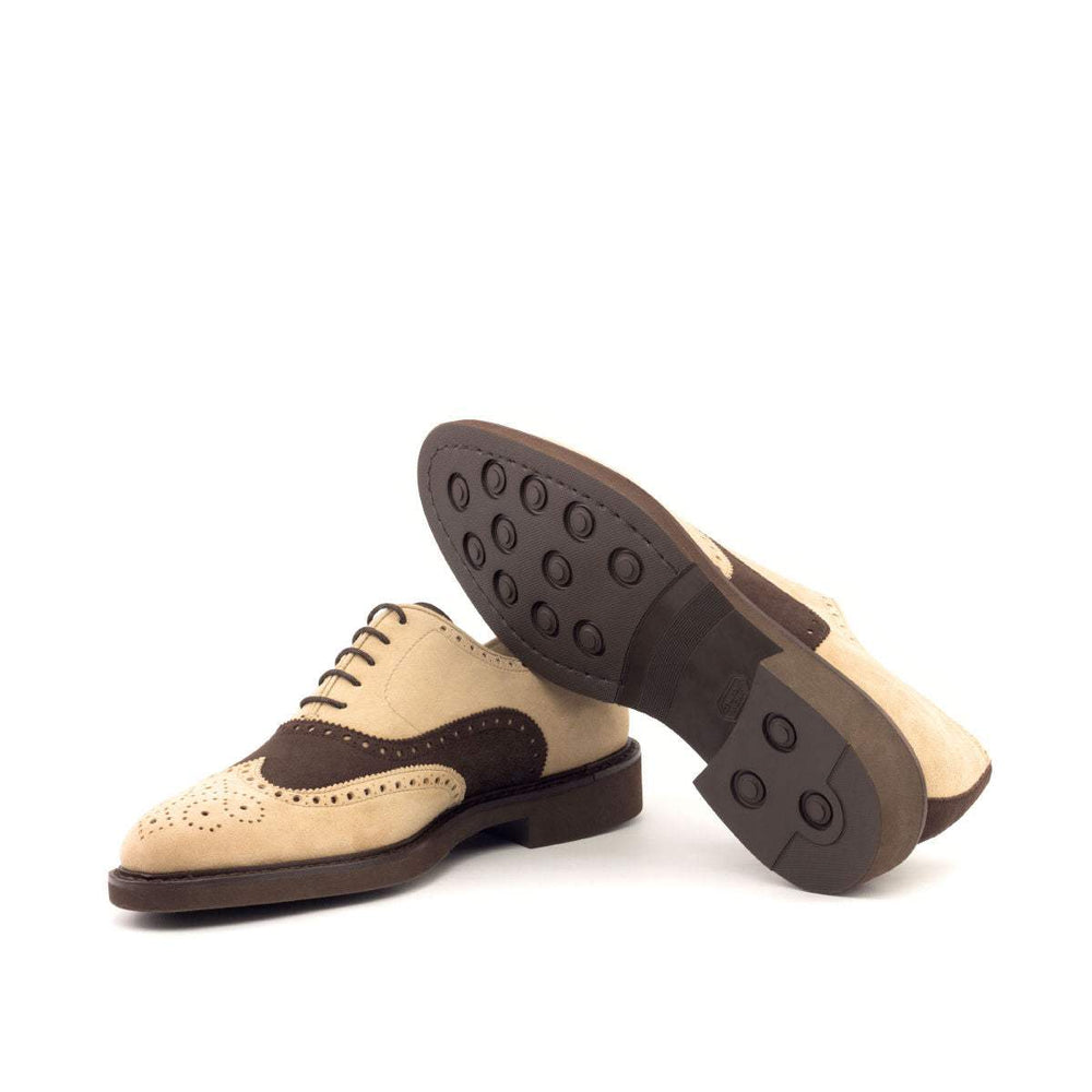 Men's Full Brogue Shoes Leather Brown 2642 2- MERRIMIUM