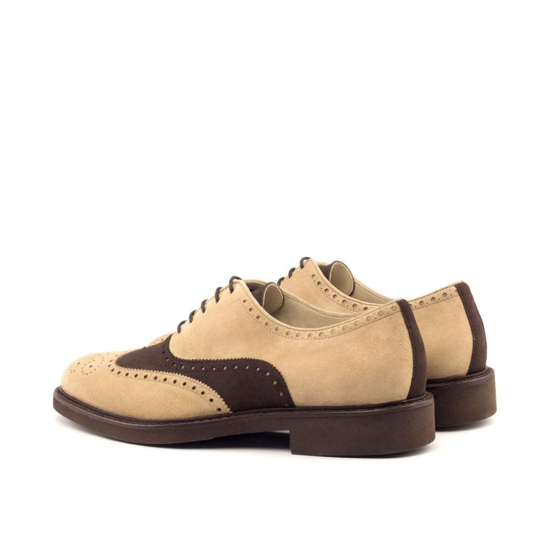Men's Full Brogue Shoes Leather Brown 2642 4- MERRIMIUM