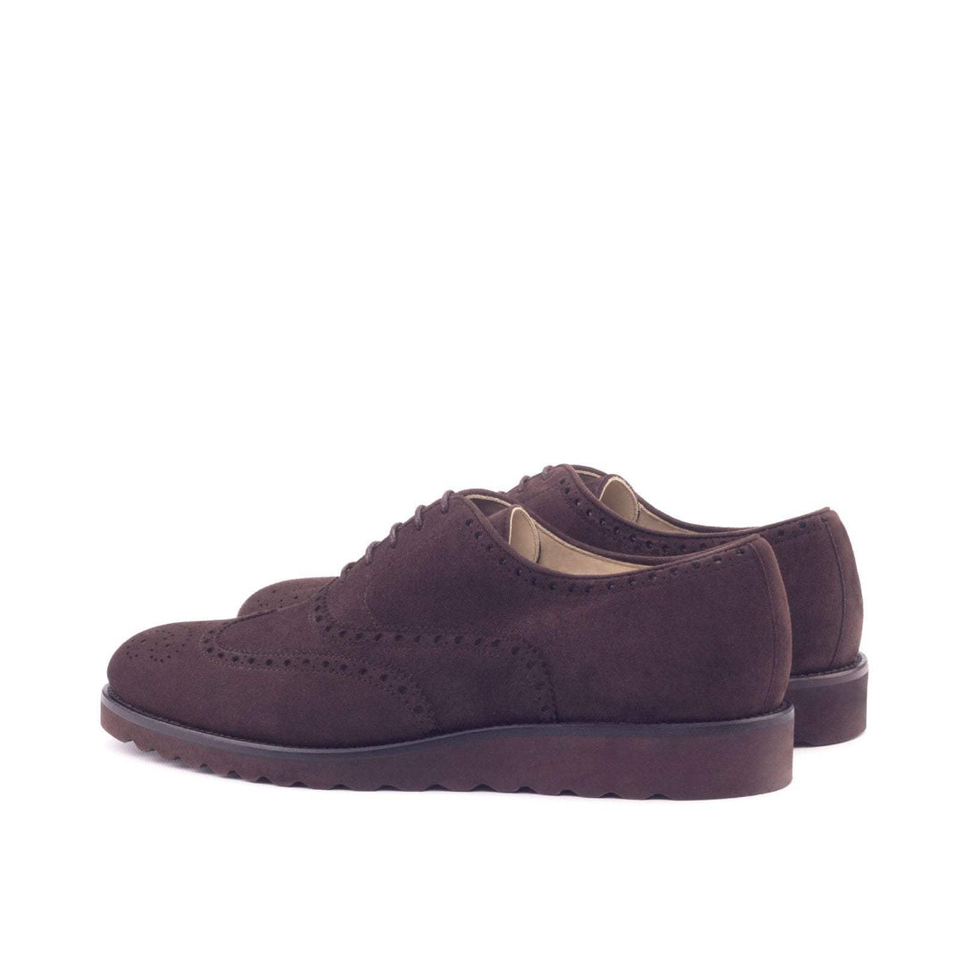 Men's Full Brogue Shoes Leather Brown 3012 4- MERRIMIUM