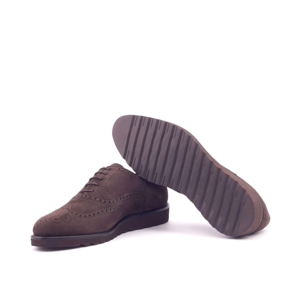 Men's Full Brogue Shoes Leather Brown 3012 2- MERRIMIUM
