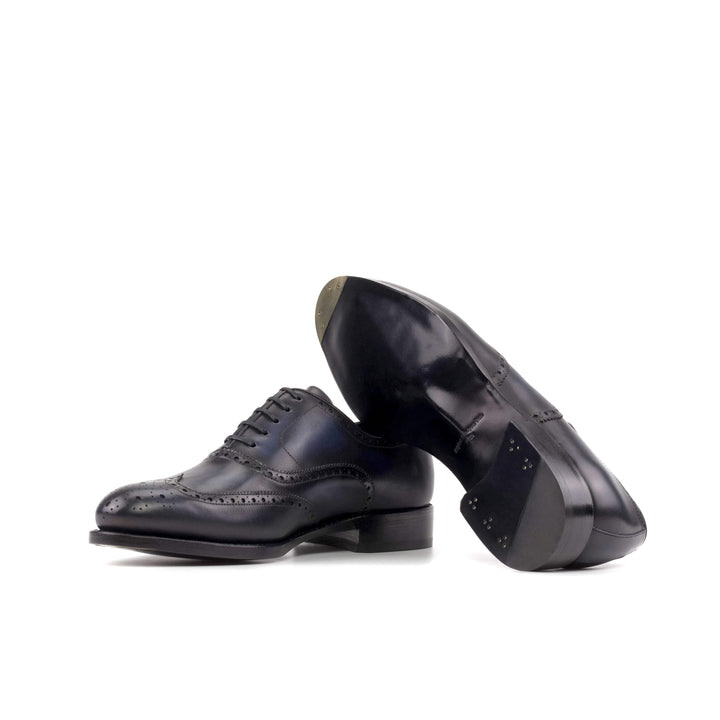 Men's Full Brogue Shoes Leather Goodyear Welt Blue 5650 3- MERRIMIUM