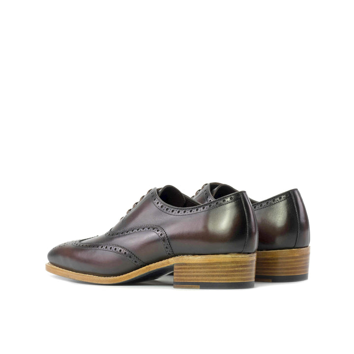 Men's Full Brogue Shoes Leather Goodyear Welt Dark Brown 5539 4- MERRIMIUM