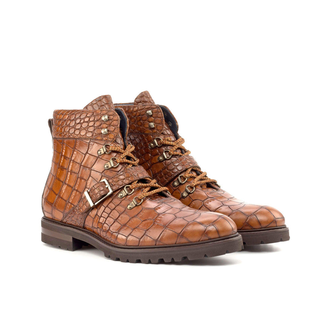 Men's Hiking Boots Leather Brown 4758 3- MERRIMIUM