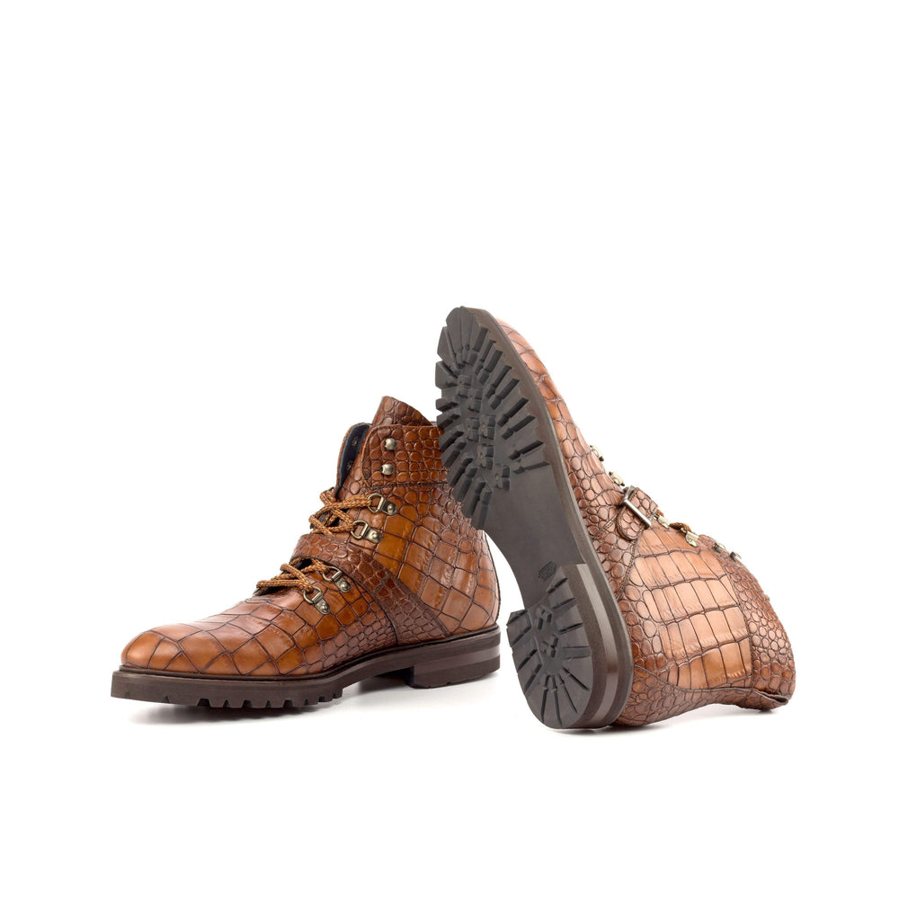 Men's Hiking Boots Leather Brown 4758 2- MERRIMIUM