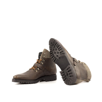 Men's Hiking Boots Leather Goodyear Welt Brown Dark Brown 4761 2- MERRIMIUM