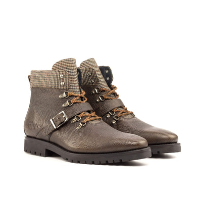 Men's Hiking Boots Leather Goodyear Welt Brown Dark Brown 4761 3- MERRIMIUM