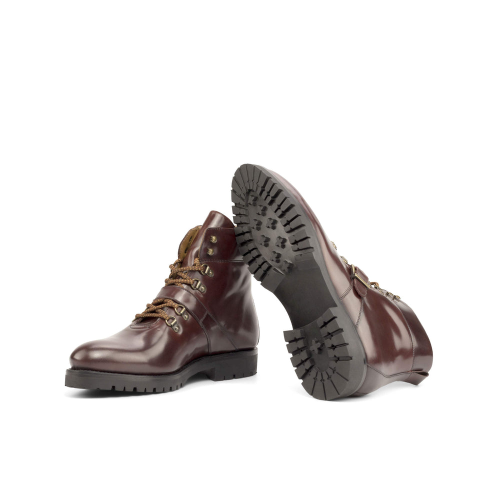 Men's Hiking Boots Leather Goodyear Welt Burgundy 4976 2- MERRIMIUM