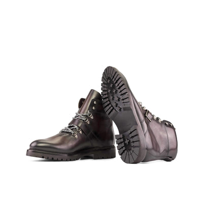 Men's Hiking Boots Leather Goodyear Welt Dark Brown 5492 3- MERRIMIUM