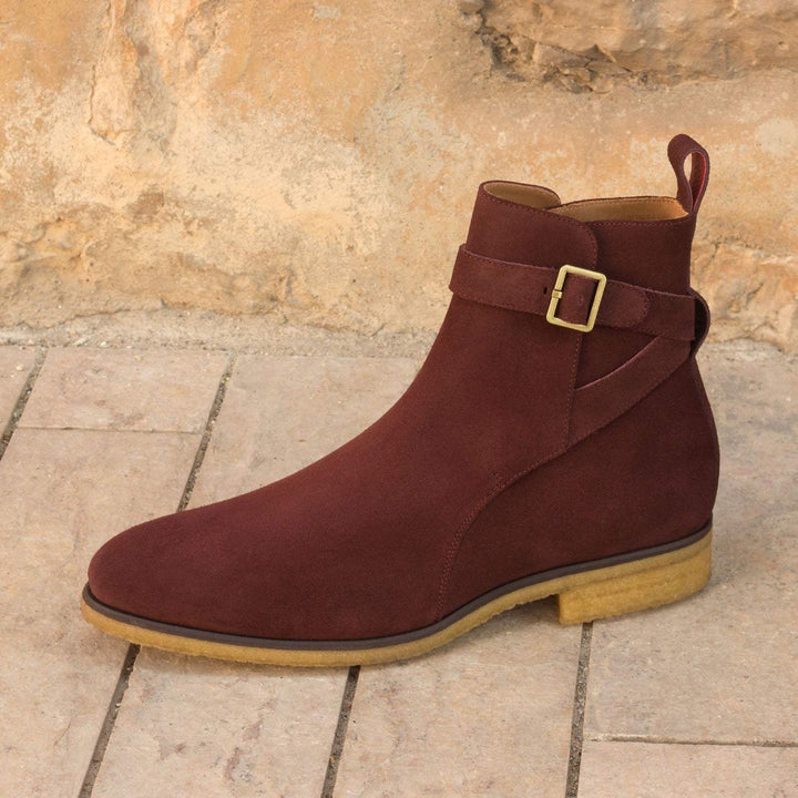 Men's Jodhpur Boots Leather Burgundy 2970 1- MERRIMIUM--GID-2249-2970
