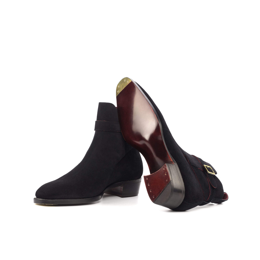 Men's Jodhpur Boots Leather Goodyear Welt Black 4587 2- MERRIMIUM