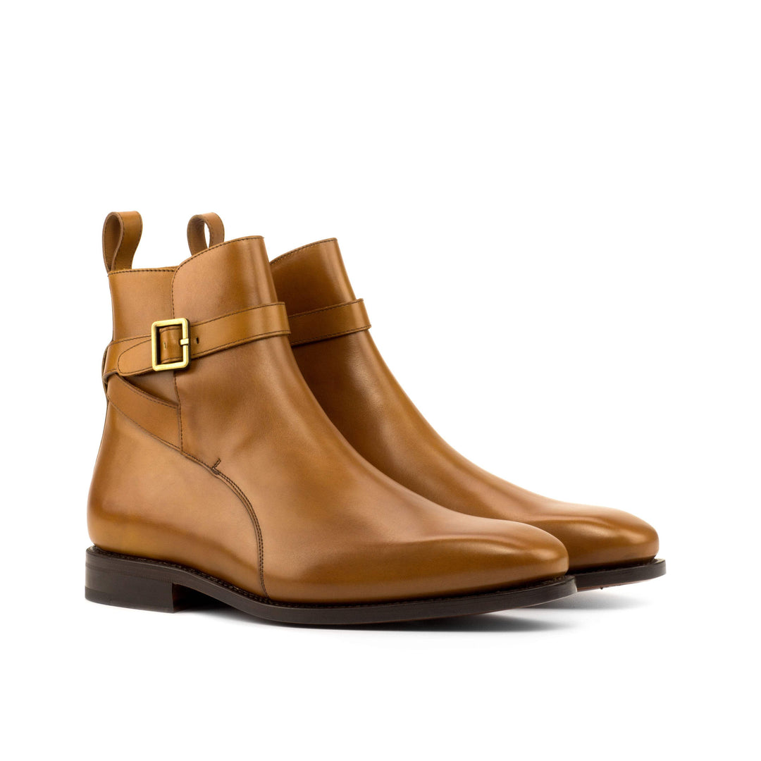 Men's Jodhpur Boots Leather Goodyear Welt Brown 3737 3- MERRIMIUM