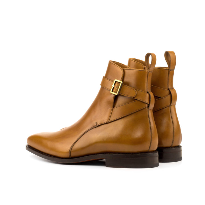 Men's Jodhpur Boots Leather Goodyear Welt Brown 3737 4- MERRIMIUM