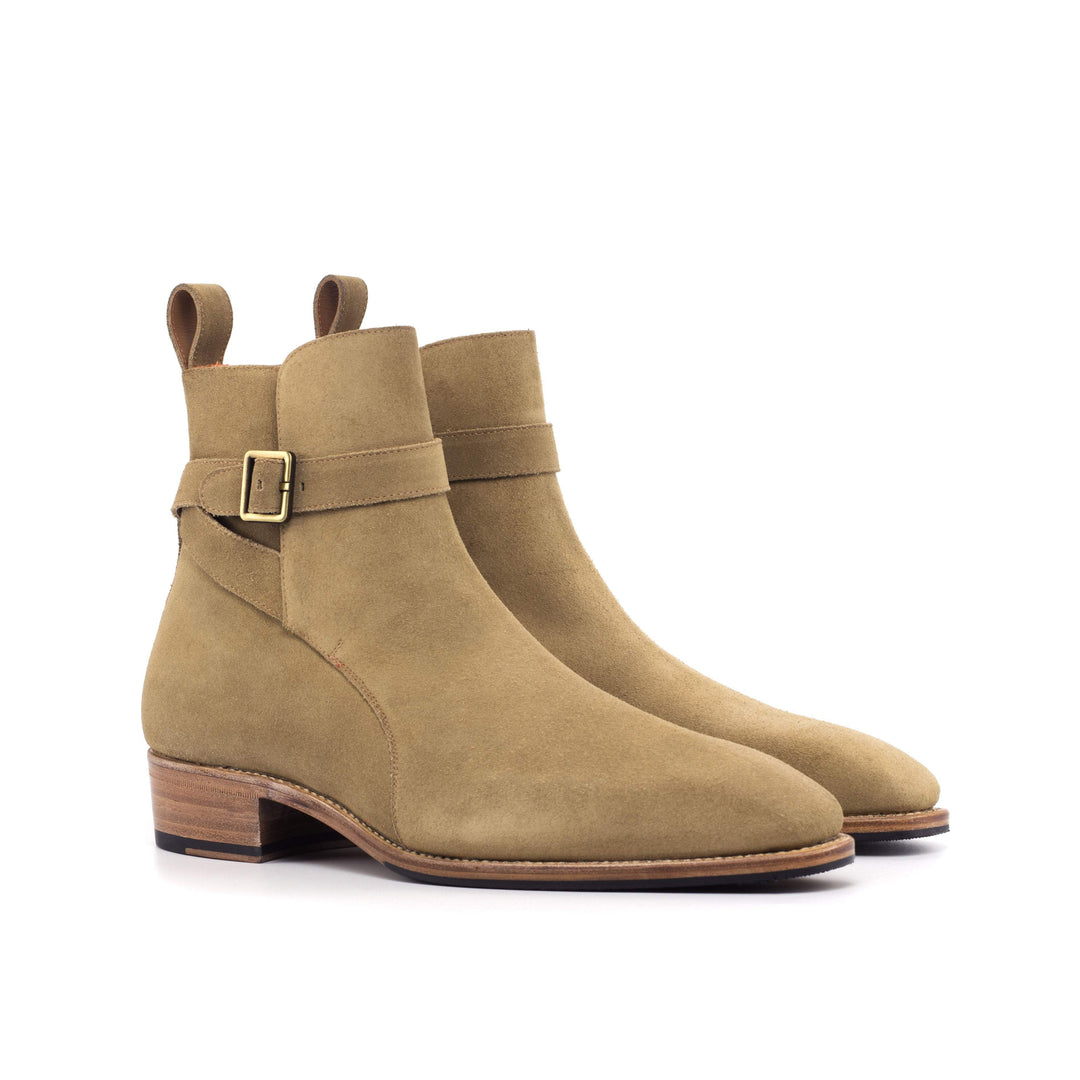 Men's Jodhpur Boots Leather Goodyear Welt Brown 4588 3- MERRIMIUM