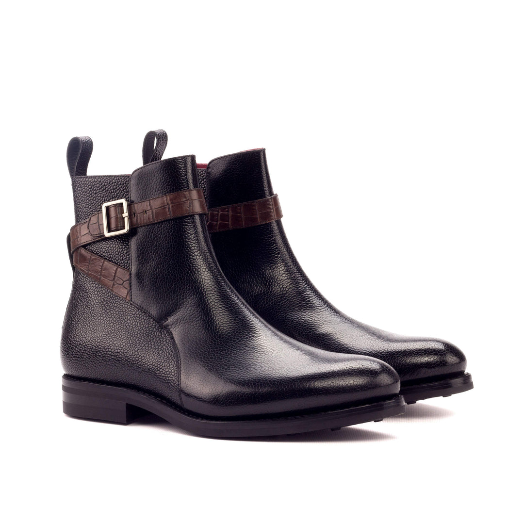 Men's Jodhpur Boots Leather Goodyear Welt Brown Black 3277 3- MERRIMIUM
