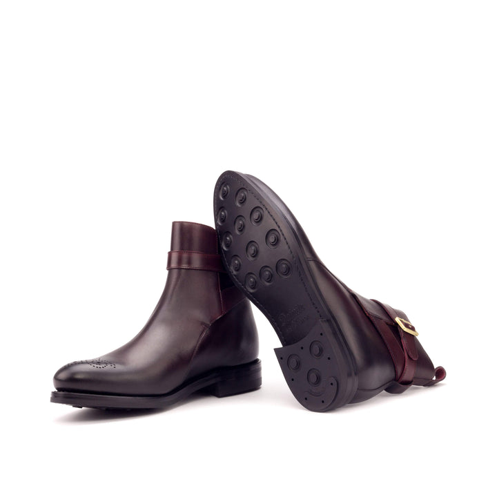 Men's Jodhpur Boots Leather Goodyear Welt Burgundy 3250 5- MERRIMIUM