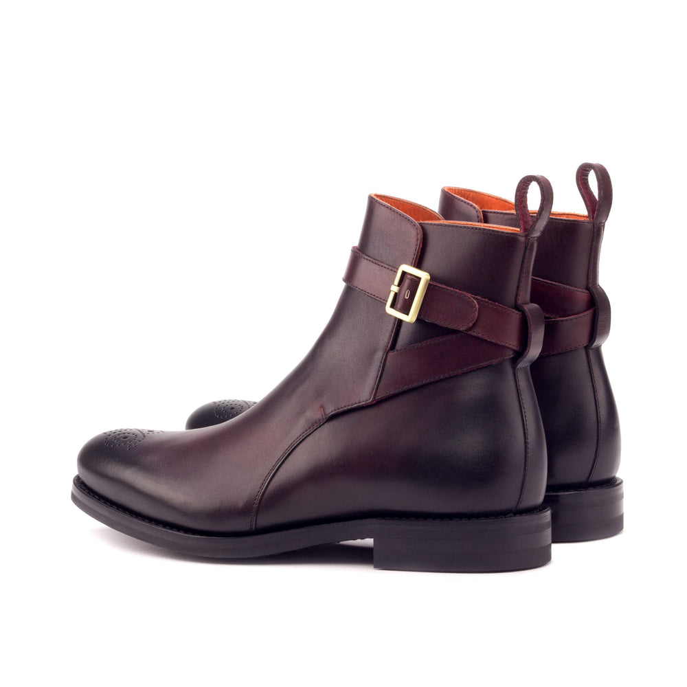 Men's Jodhpur Boots Leather Goodyear Welt Burgundy 3250 2- MERRIMIUM