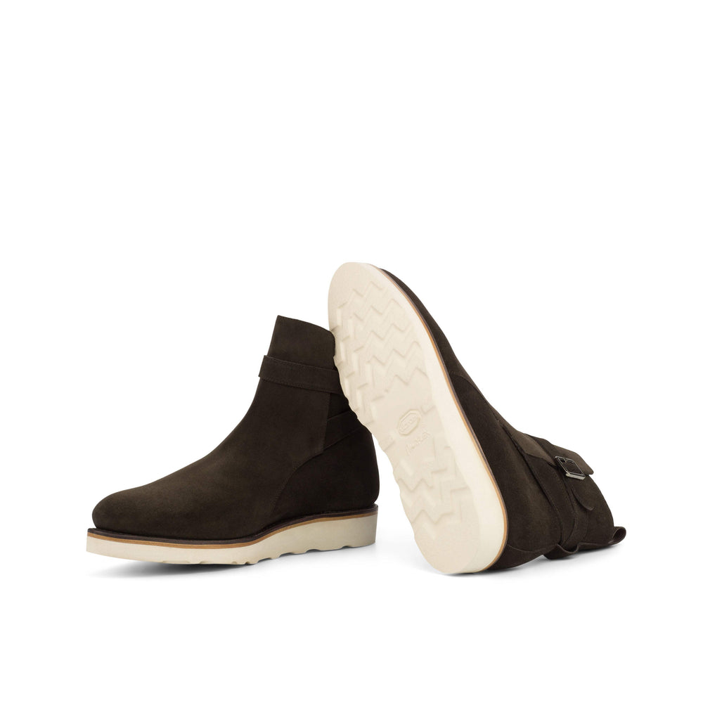 Men's Jodhpur Boots Leather Goodyear Welt Dark Brown 4295 2- MERRIMIUM