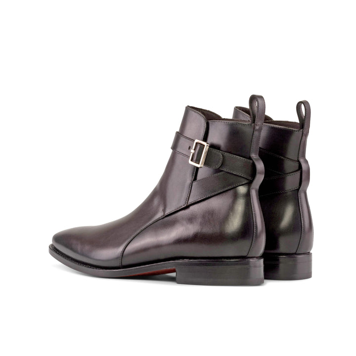Men's Jodhpur Boots Leather Goodyear Welt Dark Brown 5343 4- MERRIMIUM