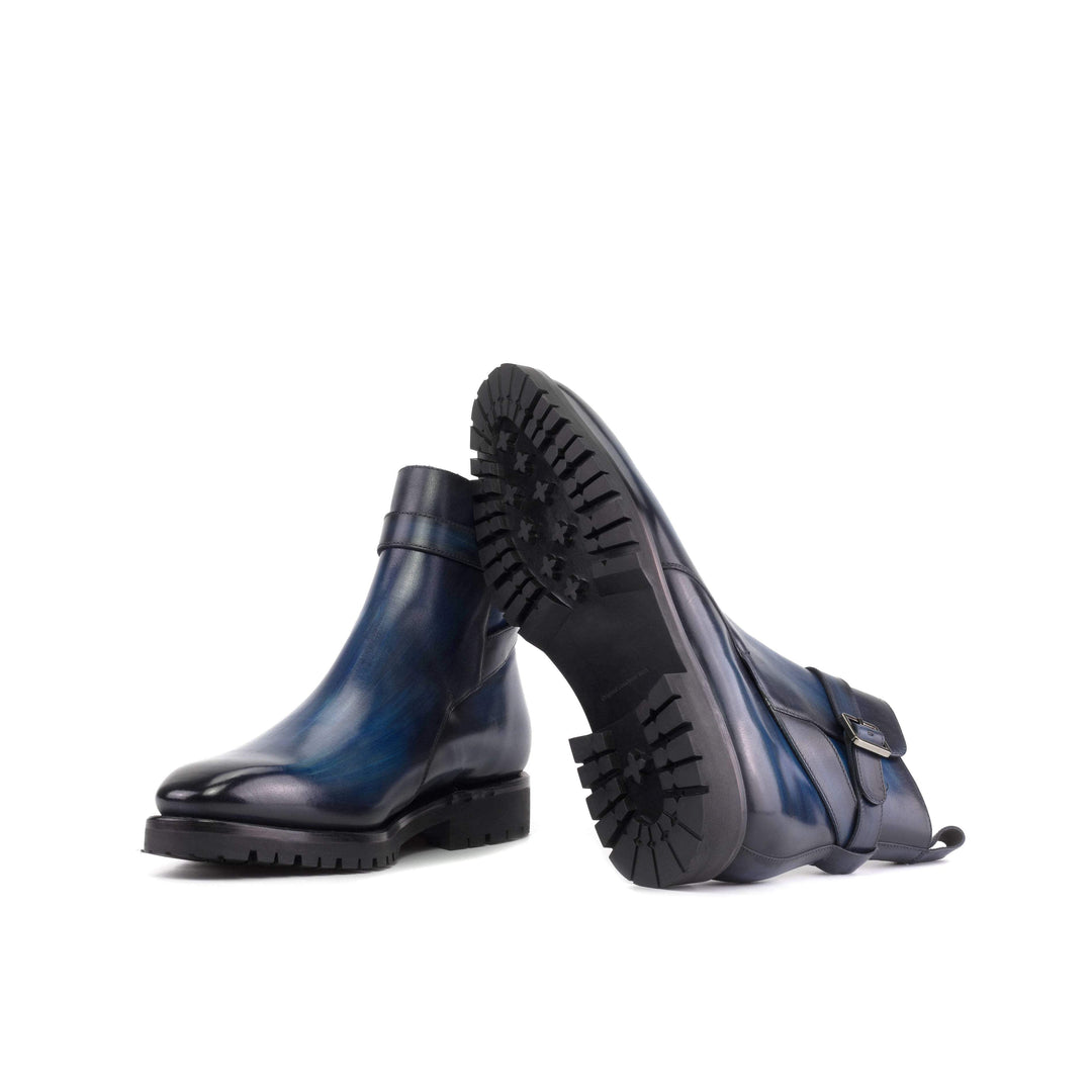 Men's Jodhpur Boots Patina Goodyear Welt Blue 5581 3- MERRIMIUM