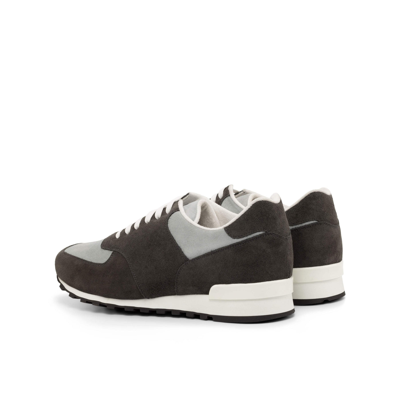 Men's Jogger Sneakers Leather Grey 4685 4- MERRIMIUM