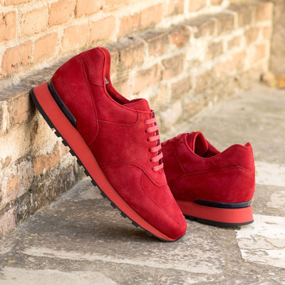 Men's Jogger Sneakers Leather Red 5721 1- MERRIMIUM--GID-3309-5721
