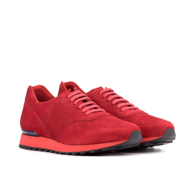 Men's Jogger Sneakers Leather Red 5721 3- MERRIMIUM