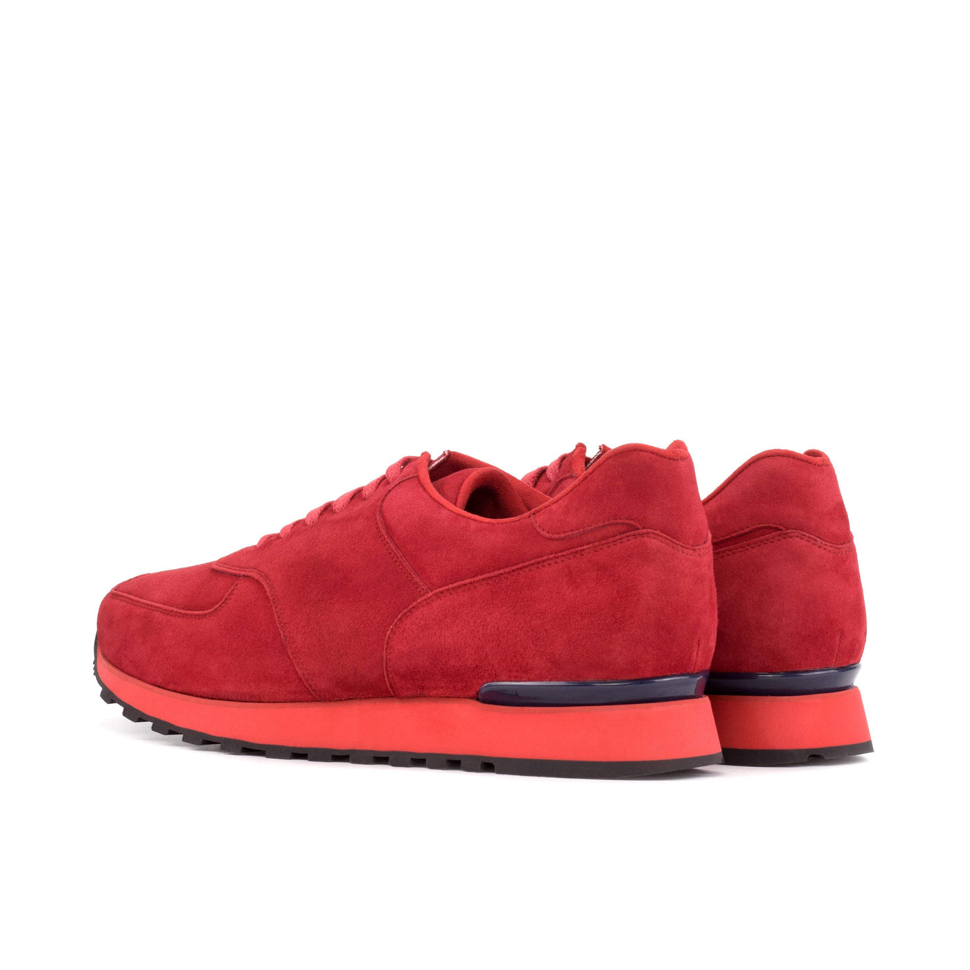 Men's Jogger Sneakers Leather Red 5721 4- MERRIMIUM