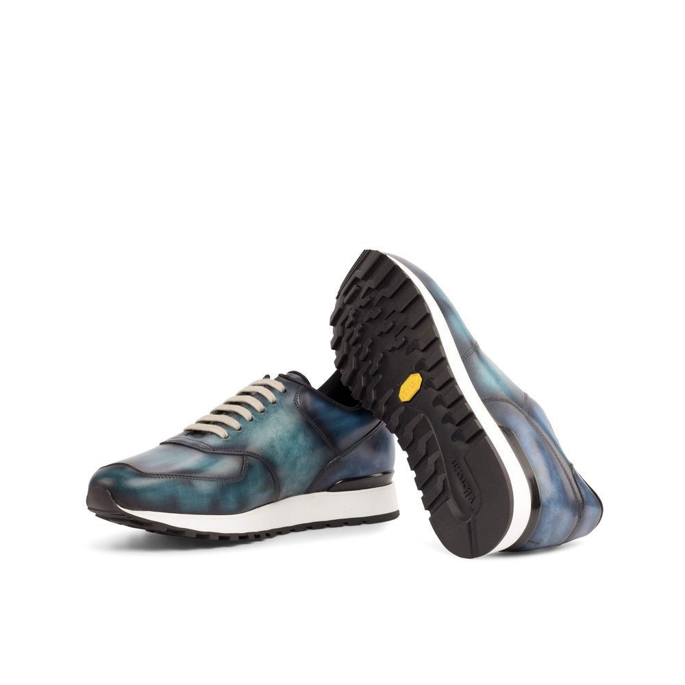 Men's Jogger Sneakers Patina Blue 4974 2- MERRIMIUM