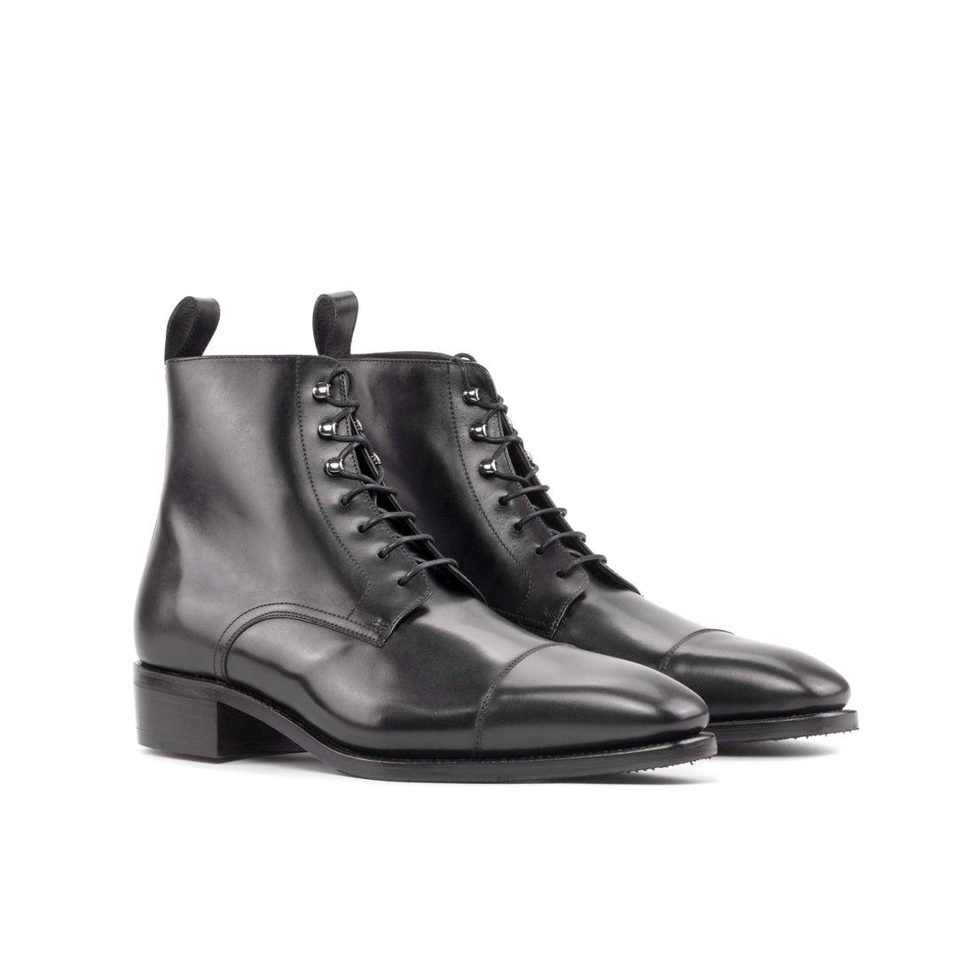 Men's Jumper Boots Leather Goodyear Welt Black 5310 4- MERRIMIUM