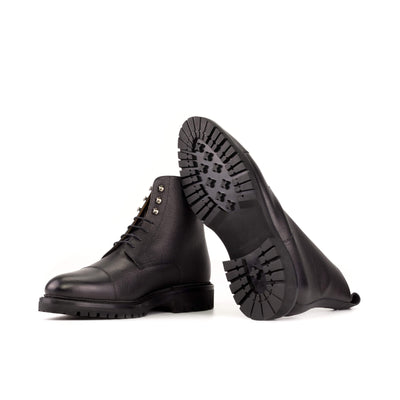 Men's Jumper Boots Leather Goodyear Welt Black 5644 2- MERRIMIUM