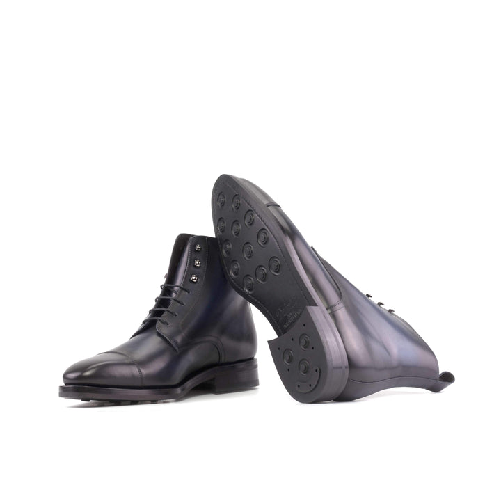 Men's Jumper Boots Leather Goodyear Welt Blue 5617 3- MERRIMIUM