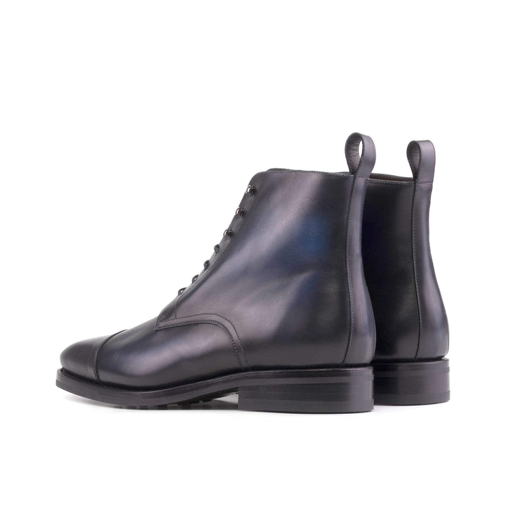 Men's Jumper Boots Leather Goodyear Welt Blue 5617 4- MERRIMIUM