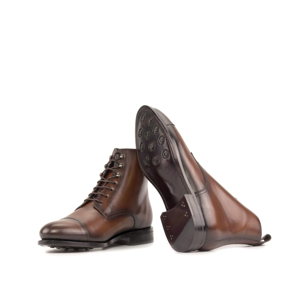 Men's Jumper Boots Leather Goodyear Welt Brown 5553 5- MERRIMIUM