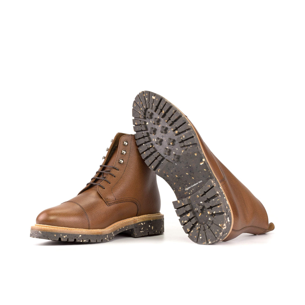 Men's Jumper Boots Leather Goodyear Welt Brown 5645 2- MERRIMIUM
