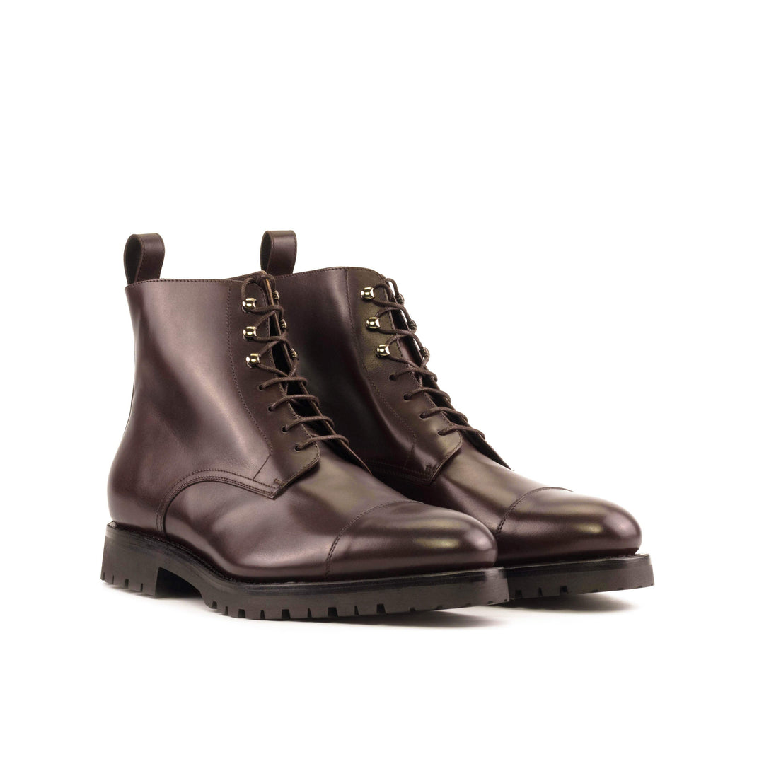 Men's Jumper Boots Leather Goodyear Welt Dark Brown 5578 6- MERRIMIUM