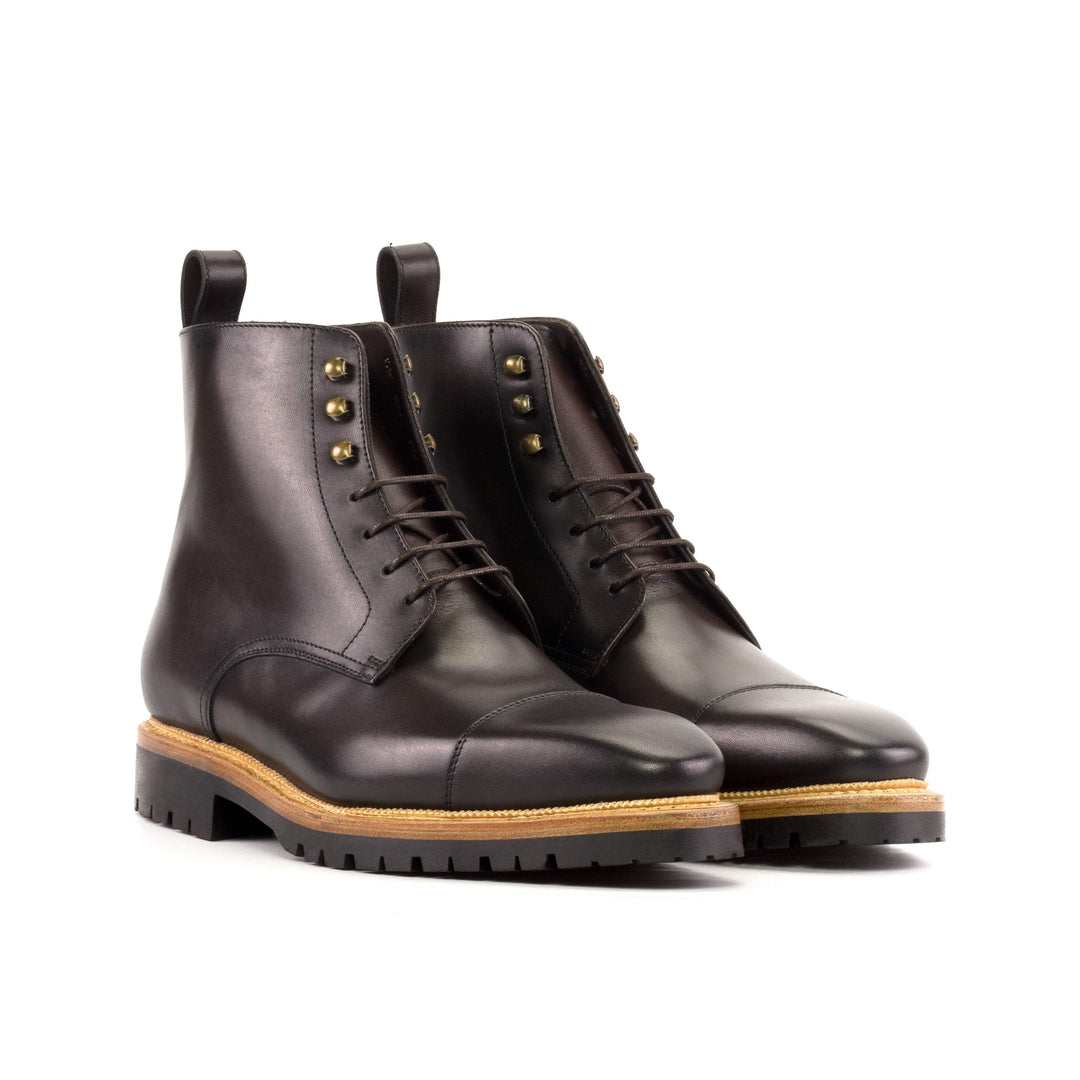 Men's Jumper Boots Leather Goodyear Welt Dark Brown 5701 3- MERRIMIUM