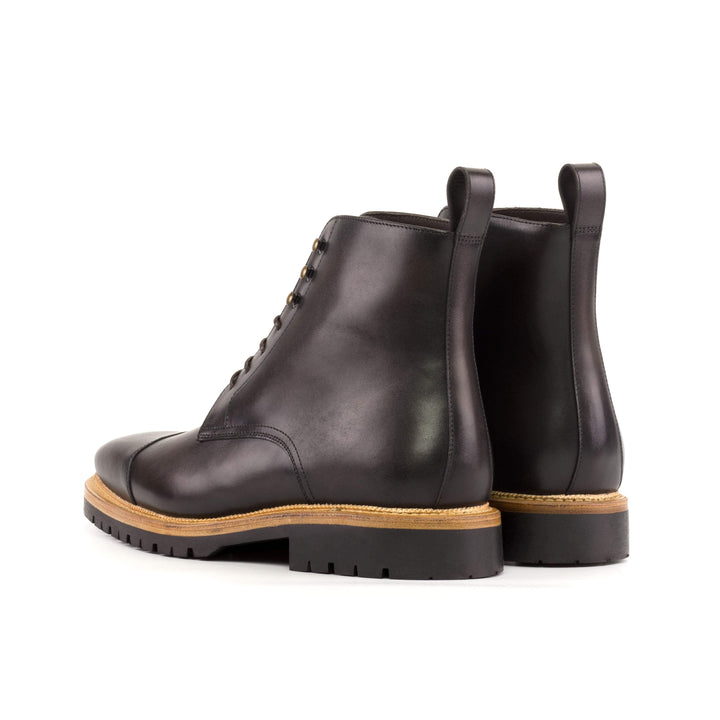 Men's Jumper Boots Leather Goodyear Welt Dark Brown 5701 4- MERRIMIUM