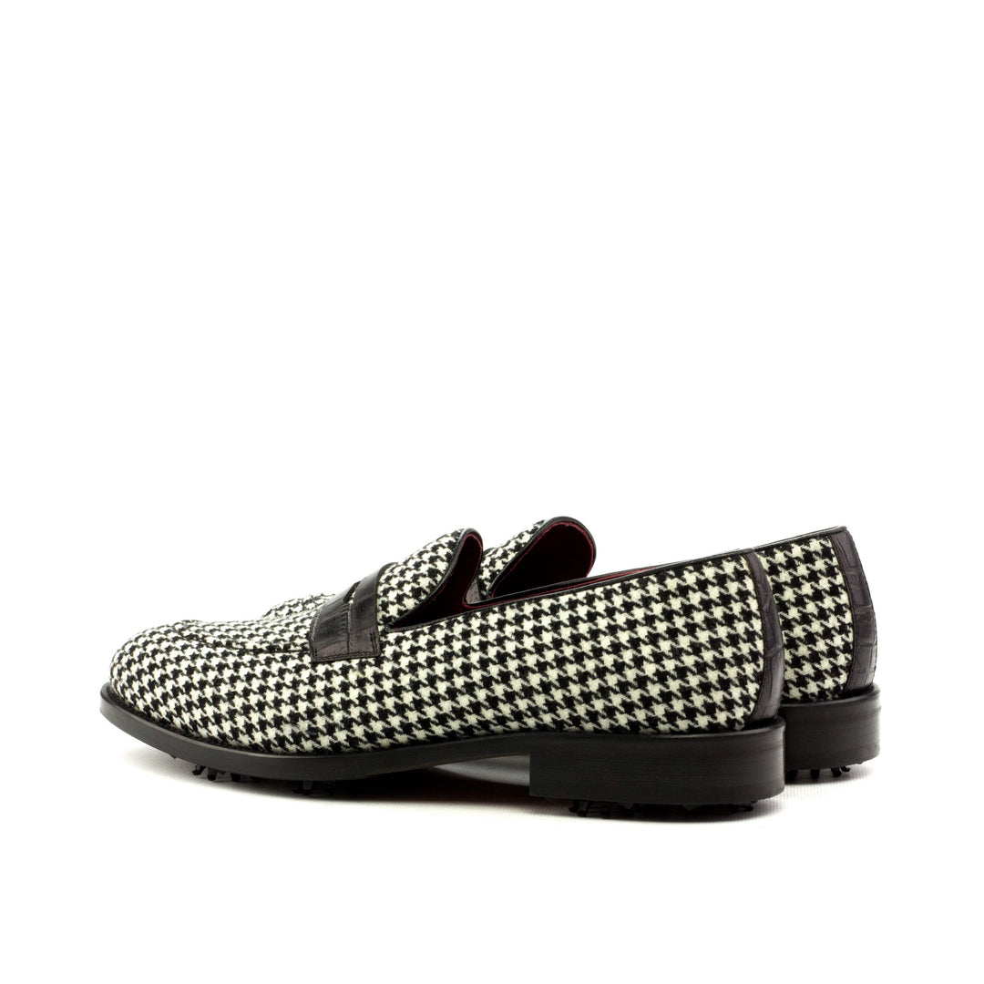 Men's Loafer Golf Shoes Leather Black 3625 4- MERRIMIUM