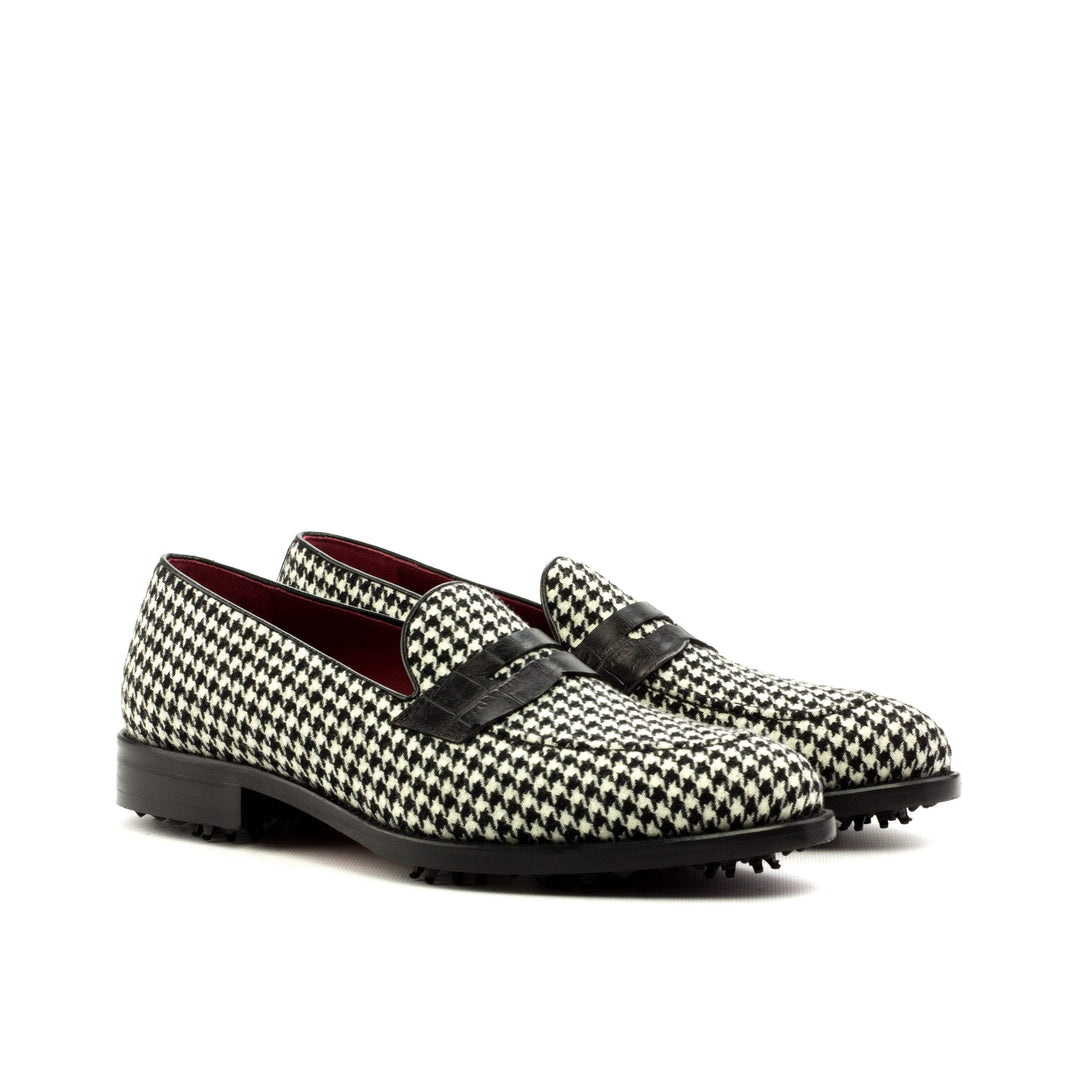 Men's Loafer Golf Shoes Leather Black 3625 3- MERRIMIUM