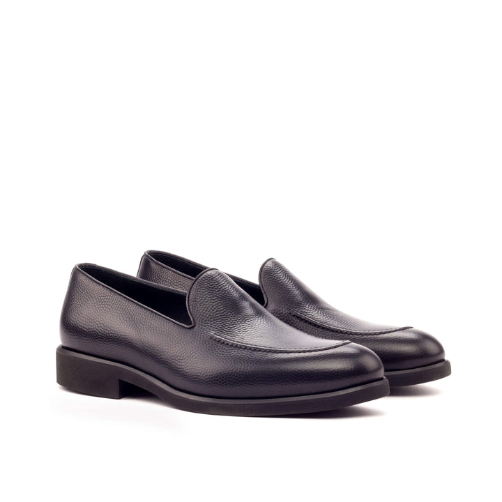 Men's Loafer Shoes Leather Black 3418 3- MERRIMIUM