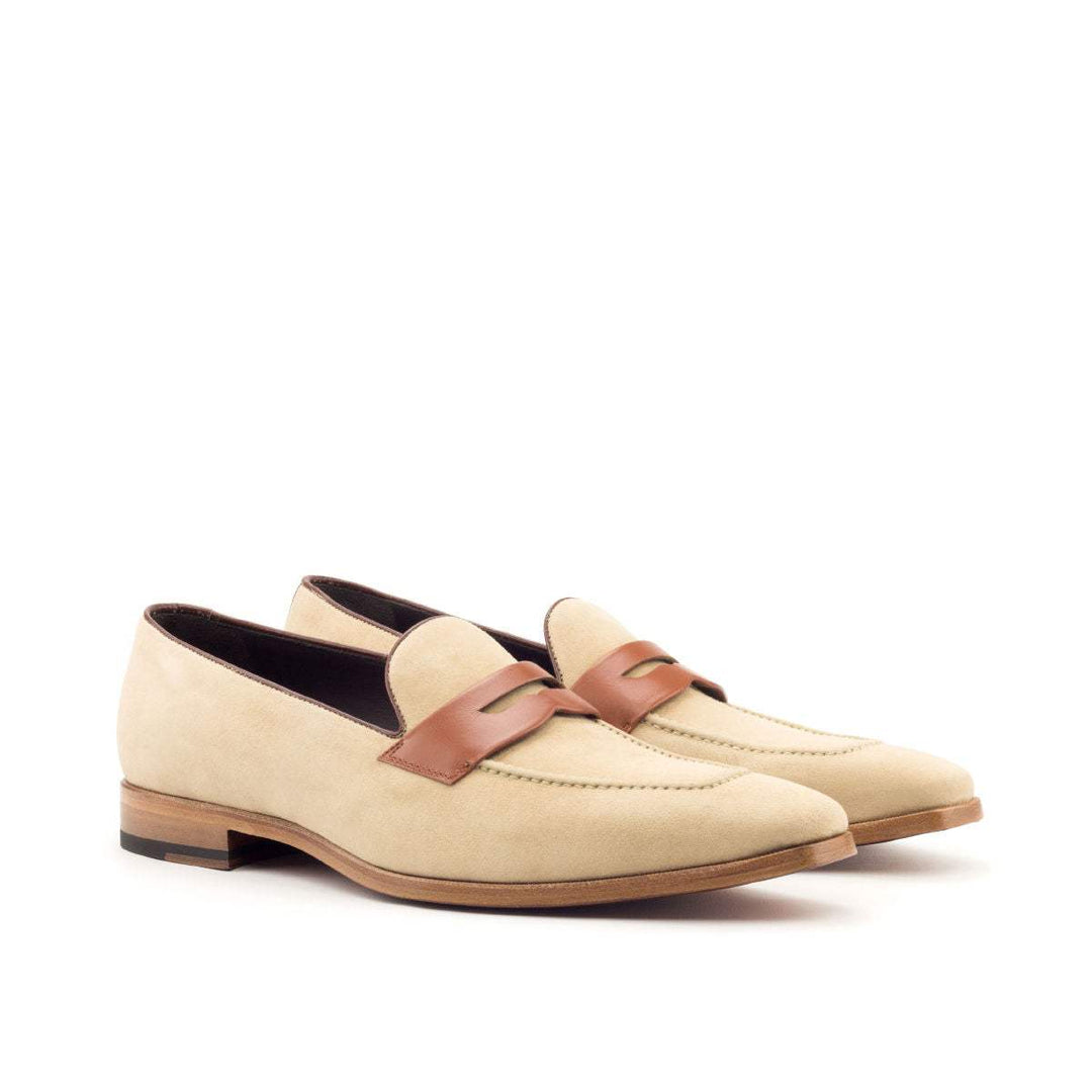Men's Loafer Shoes Leather Brown 2691 3- MERRIMIUM