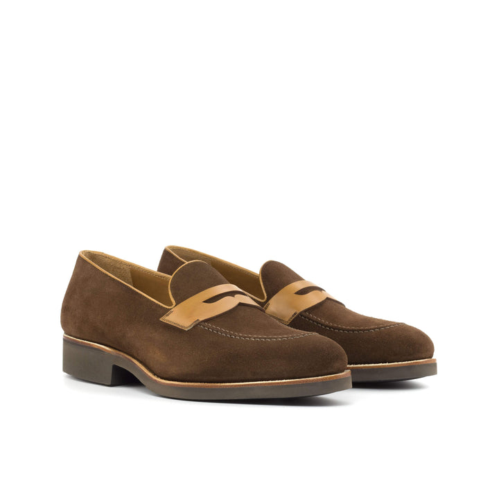 Men's Loafer Shoes Leather Brown 4967 3- MERRIMIUM